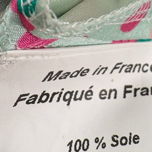 Dovima Silk Ruffle Sleeve Tie Waist Maxi Dress Size Medium - Picture 13 of 13